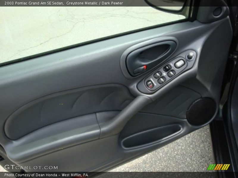 Greystone Metallic / Dark Pewter 2003 Pontiac Grand Am SE Sedan