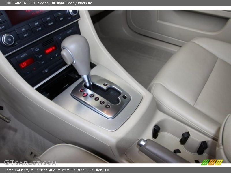 Brilliant Black / Platinum 2007 Audi A4 2.0T Sedan