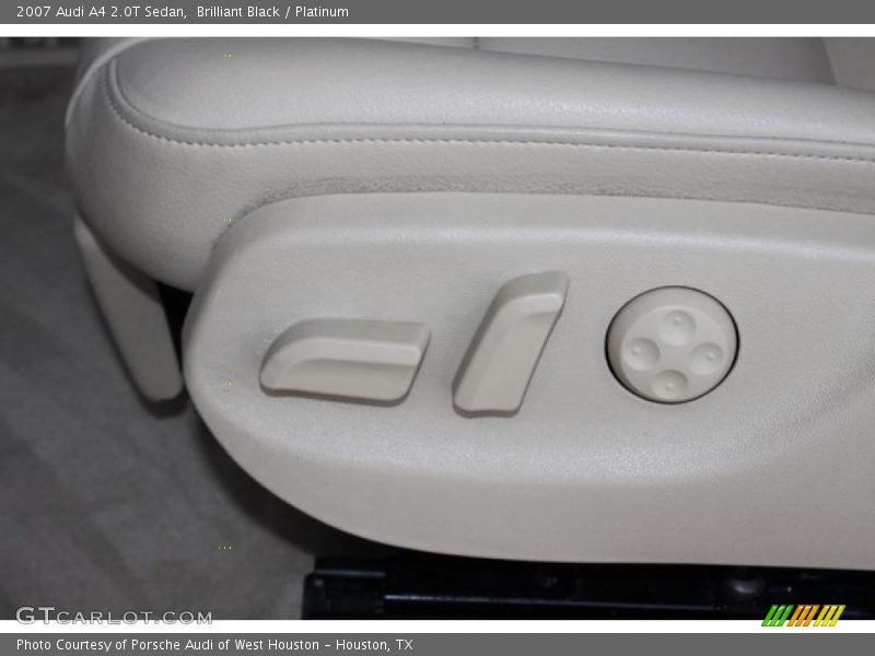 Brilliant Black / Platinum 2007 Audi A4 2.0T Sedan