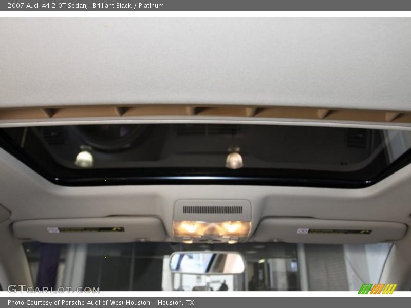 Brilliant Black / Platinum 2007 Audi A4 2.0T Sedan