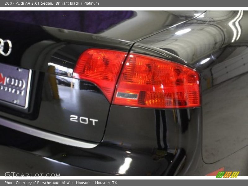Brilliant Black / Platinum 2007 Audi A4 2.0T Sedan