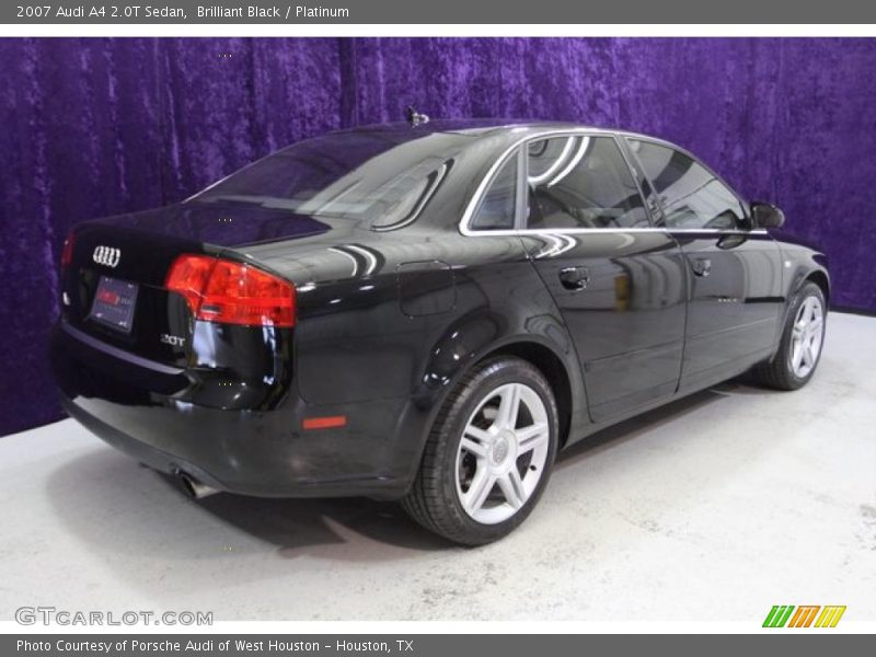 Brilliant Black / Platinum 2007 Audi A4 2.0T Sedan