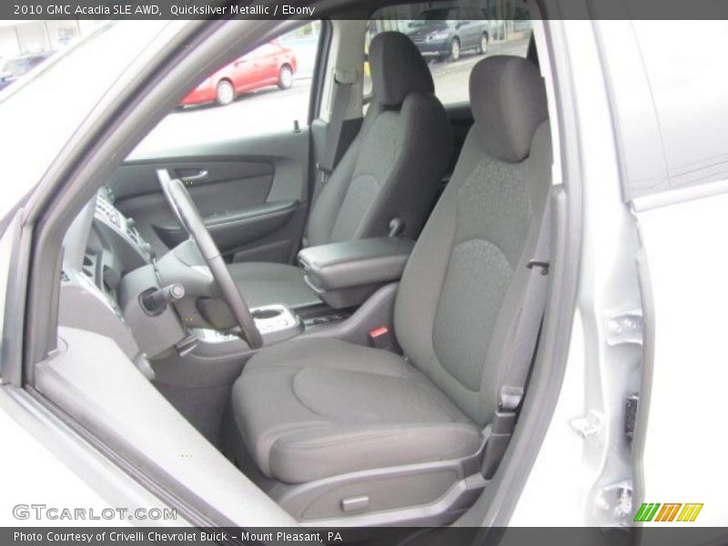 Quicksilver Metallic / Ebony 2010 GMC Acadia SLE AWD
