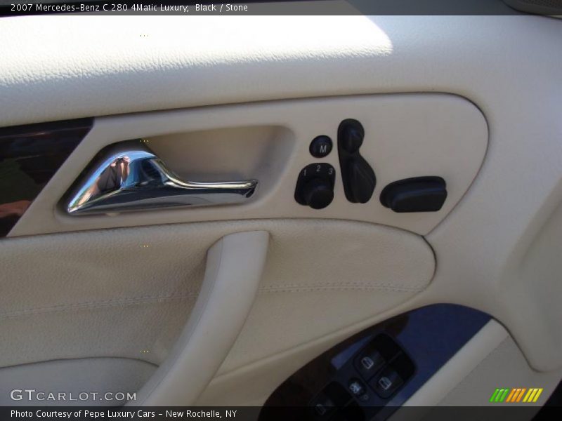Black / Stone 2007 Mercedes-Benz C 280 4Matic Luxury