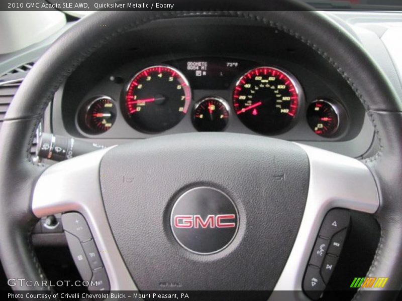 Quicksilver Metallic / Ebony 2010 GMC Acadia SLE AWD
