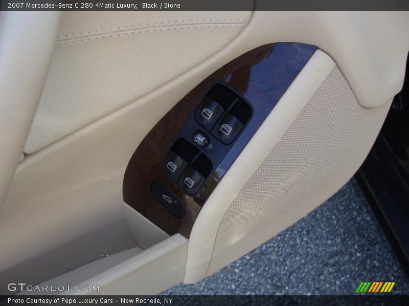Black / Stone 2007 Mercedes-Benz C 280 4Matic Luxury