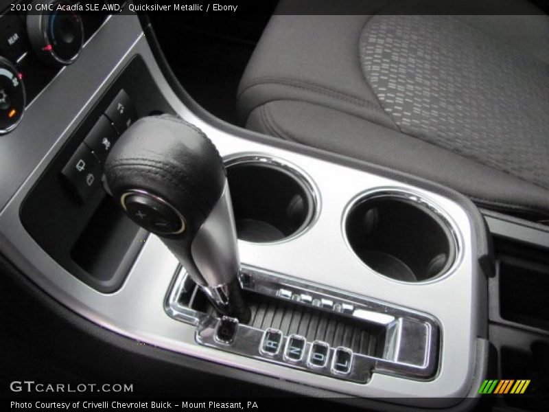 Quicksilver Metallic / Ebony 2010 GMC Acadia SLE AWD