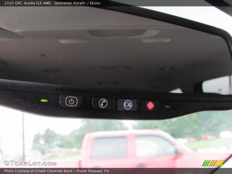 Quicksilver Metallic / Ebony 2010 GMC Acadia SLE AWD