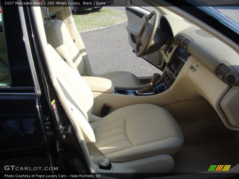 Black / Stone 2007 Mercedes-Benz C 280 4Matic Luxury