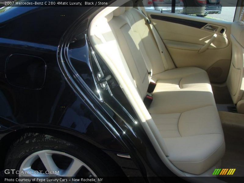 Black / Stone 2007 Mercedes-Benz C 280 4Matic Luxury