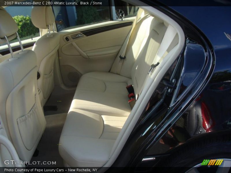 Black / Stone 2007 Mercedes-Benz C 280 4Matic Luxury