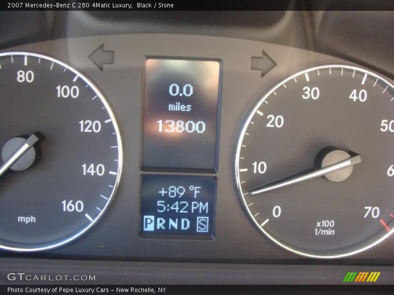 Black / Stone 2007 Mercedes-Benz C 280 4Matic Luxury