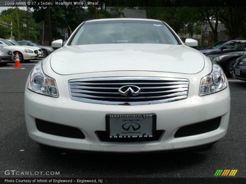 Moonlight White / Wheat 2009 Infiniti G 37 x Sedan