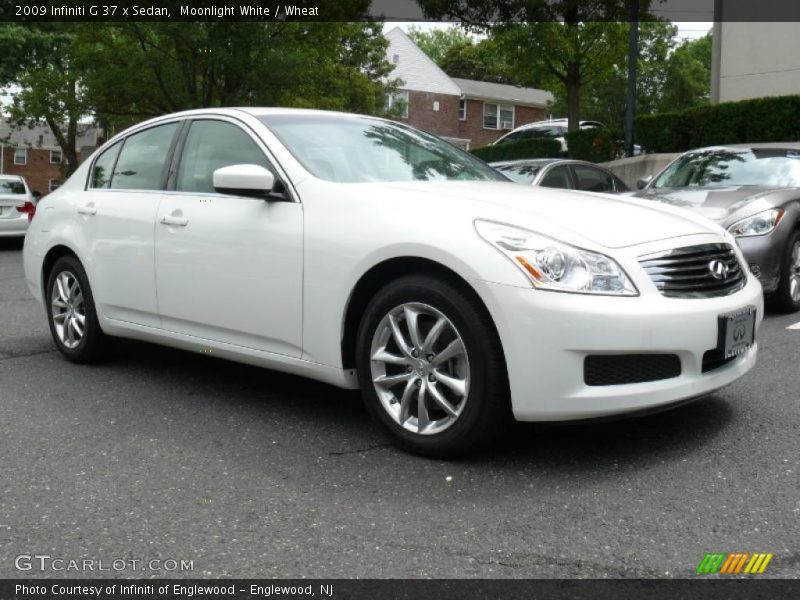 Moonlight White / Wheat 2009 Infiniti G 37 x Sedan