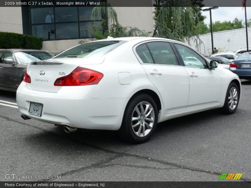 Moonlight White / Wheat 2009 Infiniti G 37 x Sedan