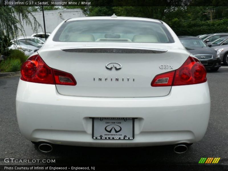 Moonlight White / Wheat 2009 Infiniti G 37 x Sedan