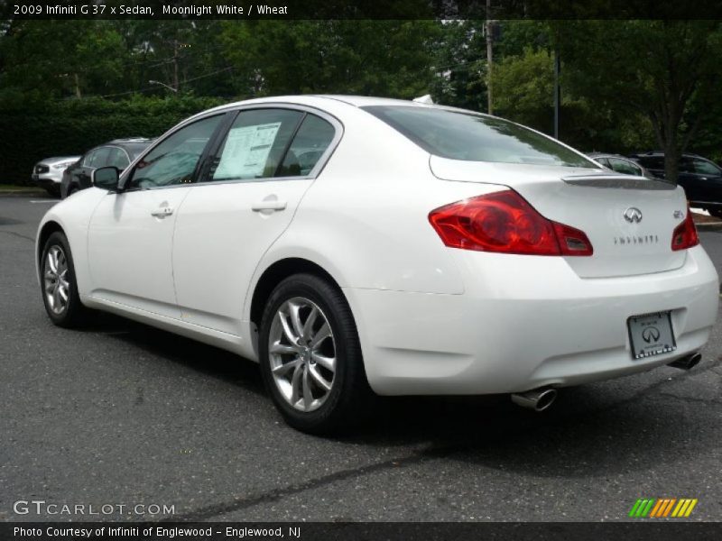 Moonlight White / Wheat 2009 Infiniti G 37 x Sedan