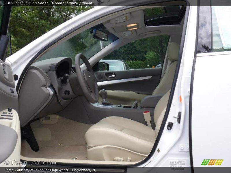 Moonlight White / Wheat 2009 Infiniti G 37 x Sedan