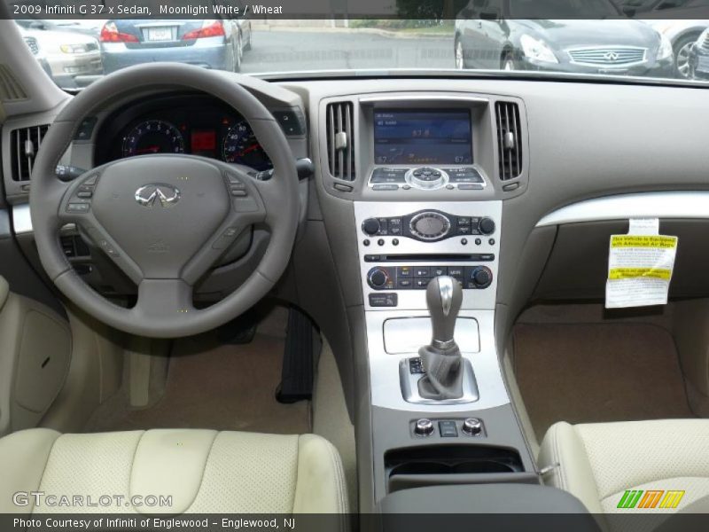 Moonlight White / Wheat 2009 Infiniti G 37 x Sedan