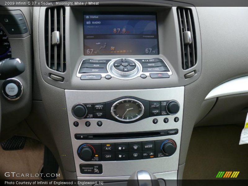 Moonlight White / Wheat 2009 Infiniti G 37 x Sedan