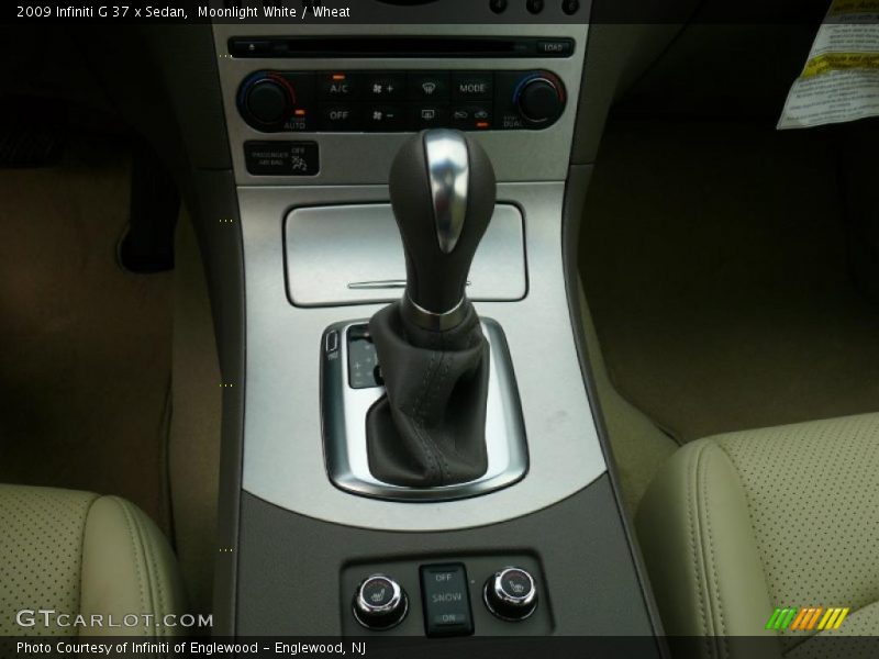 Moonlight White / Wheat 2009 Infiniti G 37 x Sedan