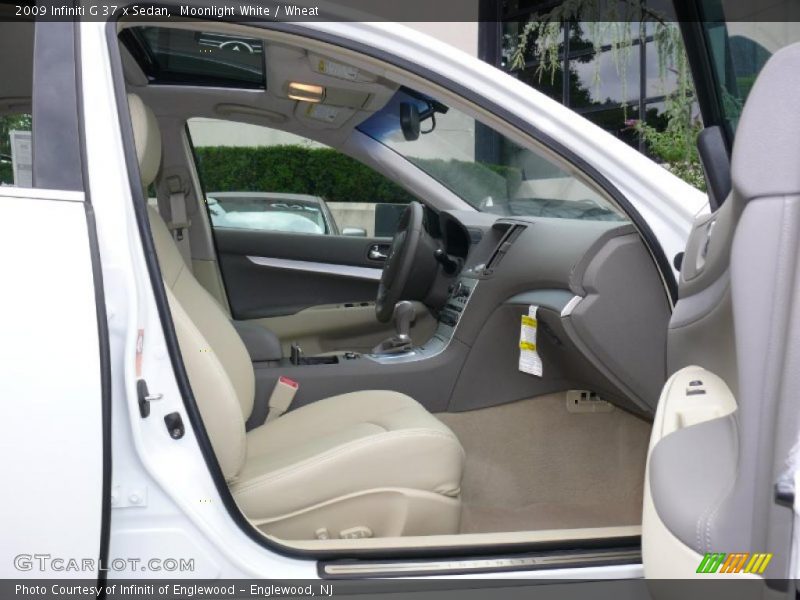 Moonlight White / Wheat 2009 Infiniti G 37 x Sedan