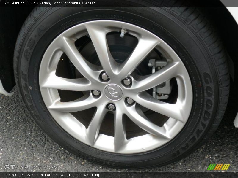 Moonlight White / Wheat 2009 Infiniti G 37 x Sedan
