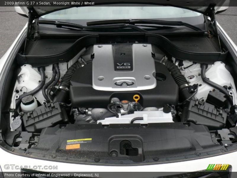 Moonlight White / Wheat 2009 Infiniti G 37 x Sedan