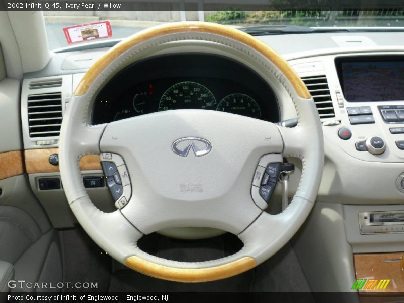 Ivory Pearl / Willow 2002 Infiniti Q 45