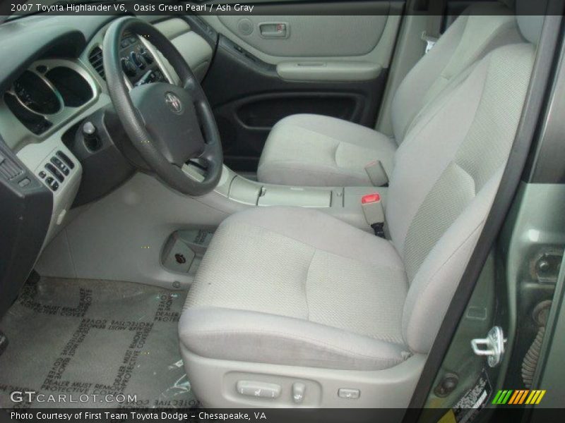 Oasis Green Pearl / Ash Gray 2007 Toyota Highlander V6