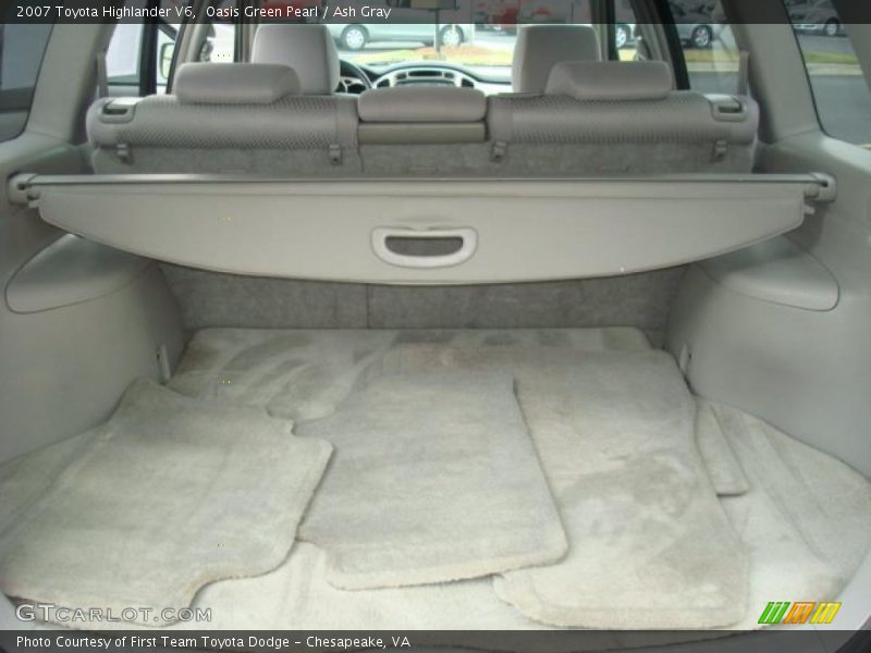 Oasis Green Pearl / Ash Gray 2007 Toyota Highlander V6