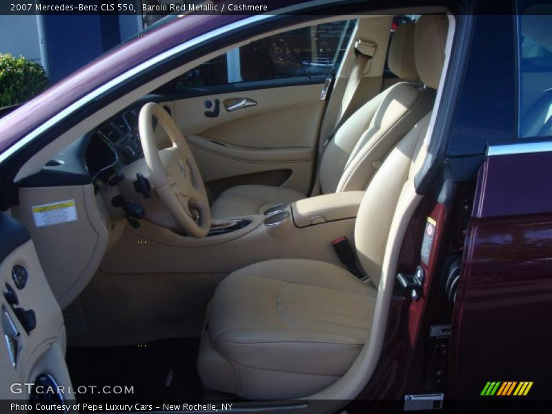 Barolo Red Metallic / Cashmere 2007 Mercedes-Benz CLS 550