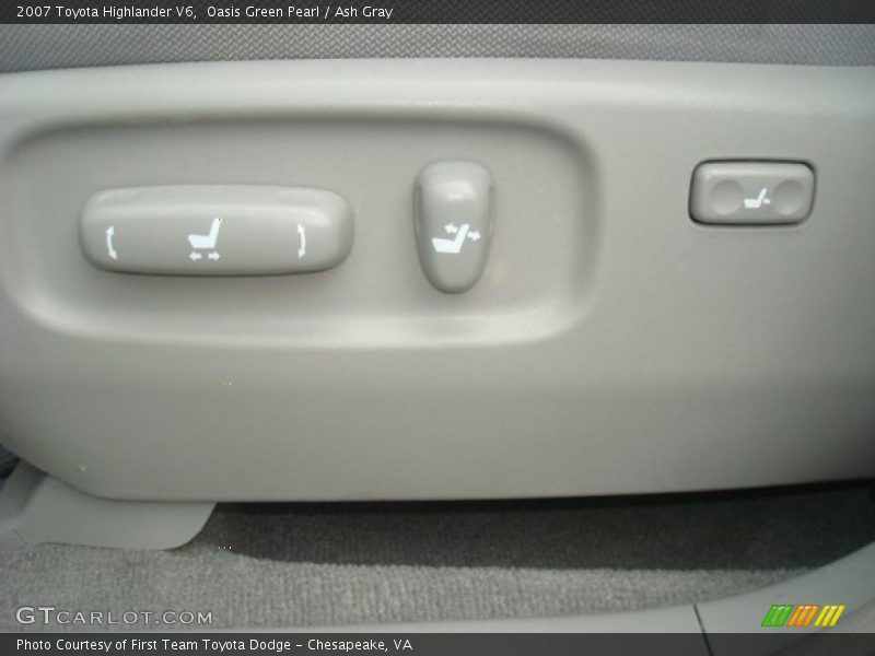 Oasis Green Pearl / Ash Gray 2007 Toyota Highlander V6