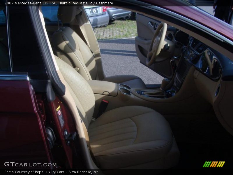 Barolo Red Metallic / Cashmere 2007 Mercedes-Benz CLS 550