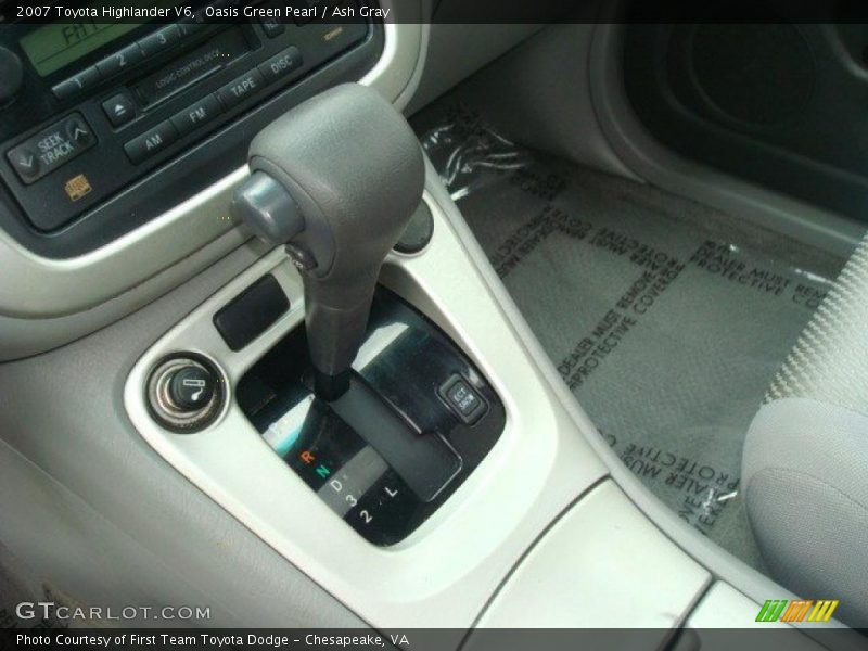 Oasis Green Pearl / Ash Gray 2007 Toyota Highlander V6