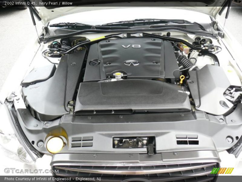 Ivory Pearl / Willow 2002 Infiniti Q 45