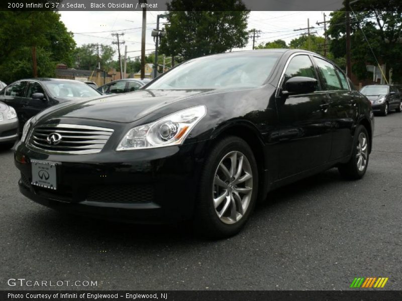 Black Obsidian / Wheat 2009 Infiniti G 37 x Sedan