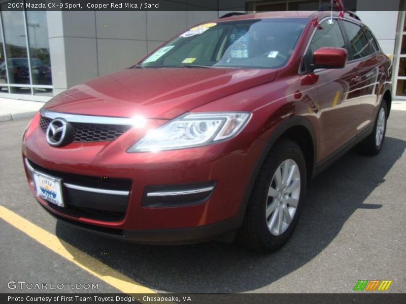 Copper Red Mica / Sand 2007 Mazda CX-9 Sport
