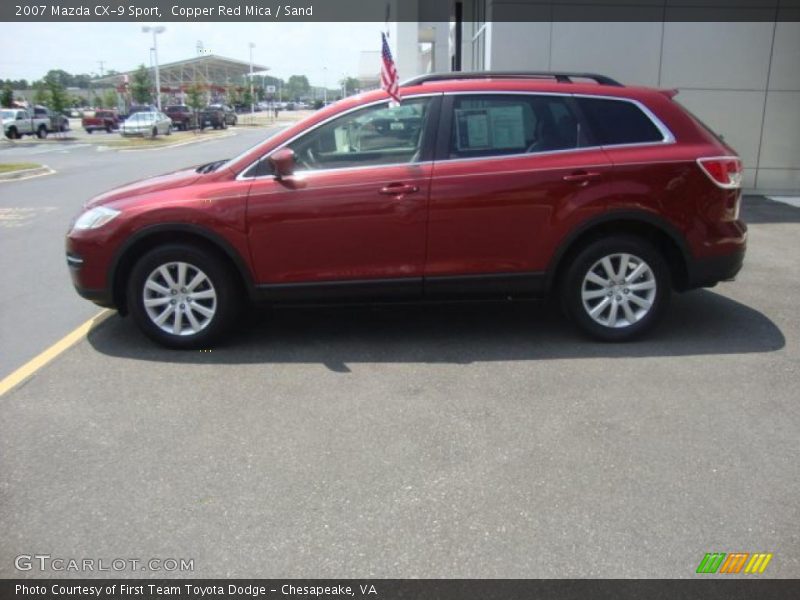 Copper Red Mica / Sand 2007 Mazda CX-9 Sport
