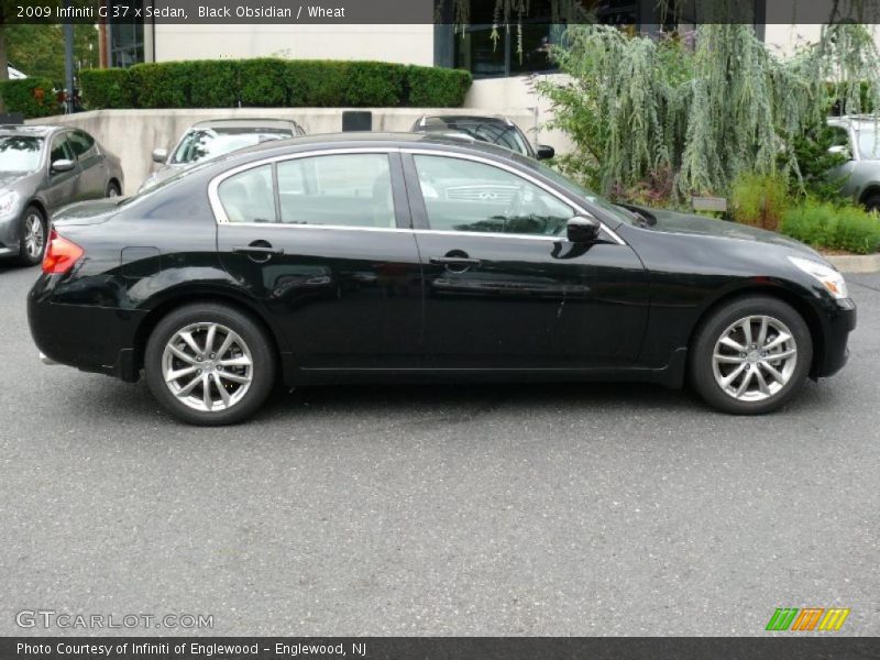 Black Obsidian / Wheat 2009 Infiniti G 37 x Sedan