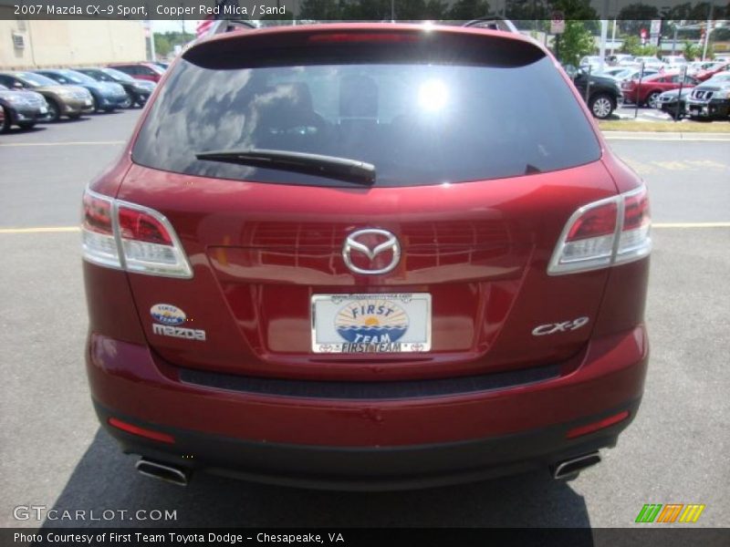 Copper Red Mica / Sand 2007 Mazda CX-9 Sport