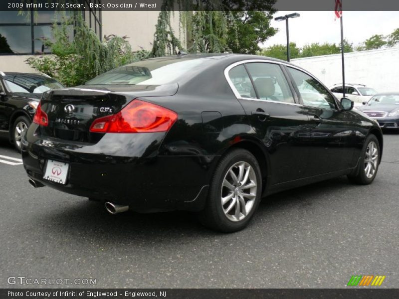 Black Obsidian / Wheat 2009 Infiniti G 37 x Sedan