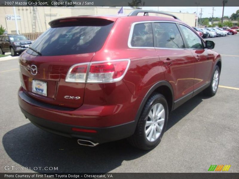 Copper Red Mica / Sand 2007 Mazda CX-9 Sport