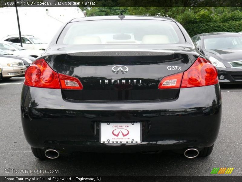 Black Obsidian / Wheat 2009 Infiniti G 37 x Sedan