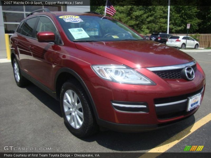 Copper Red Mica / Sand 2007 Mazda CX-9 Sport