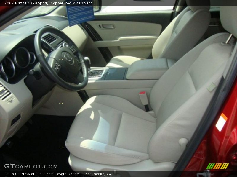 Copper Red Mica / Sand 2007 Mazda CX-9 Sport