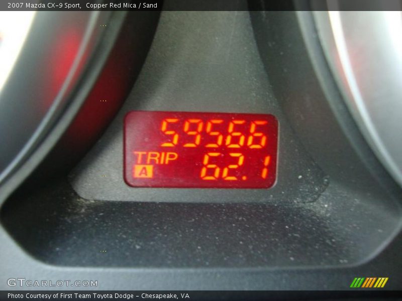 Copper Red Mica / Sand 2007 Mazda CX-9 Sport