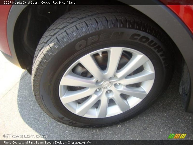 Copper Red Mica / Sand 2007 Mazda CX-9 Sport