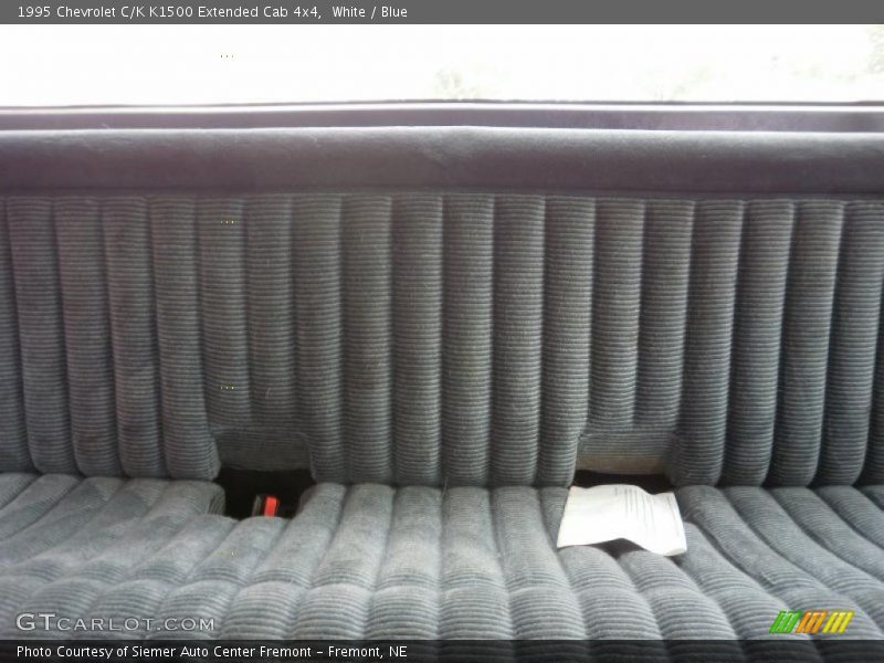 White / Blue 1995 Chevrolet C/K K1500 Extended Cab 4x4
