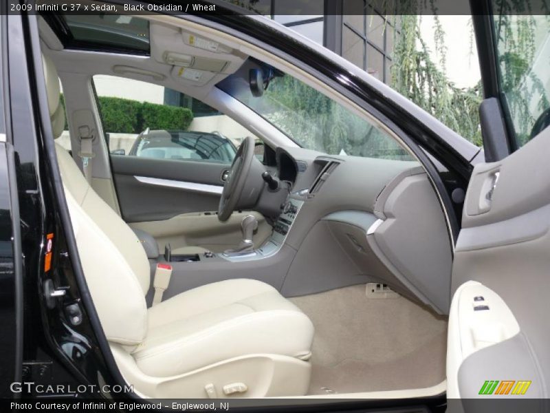 Black Obsidian / Wheat 2009 Infiniti G 37 x Sedan